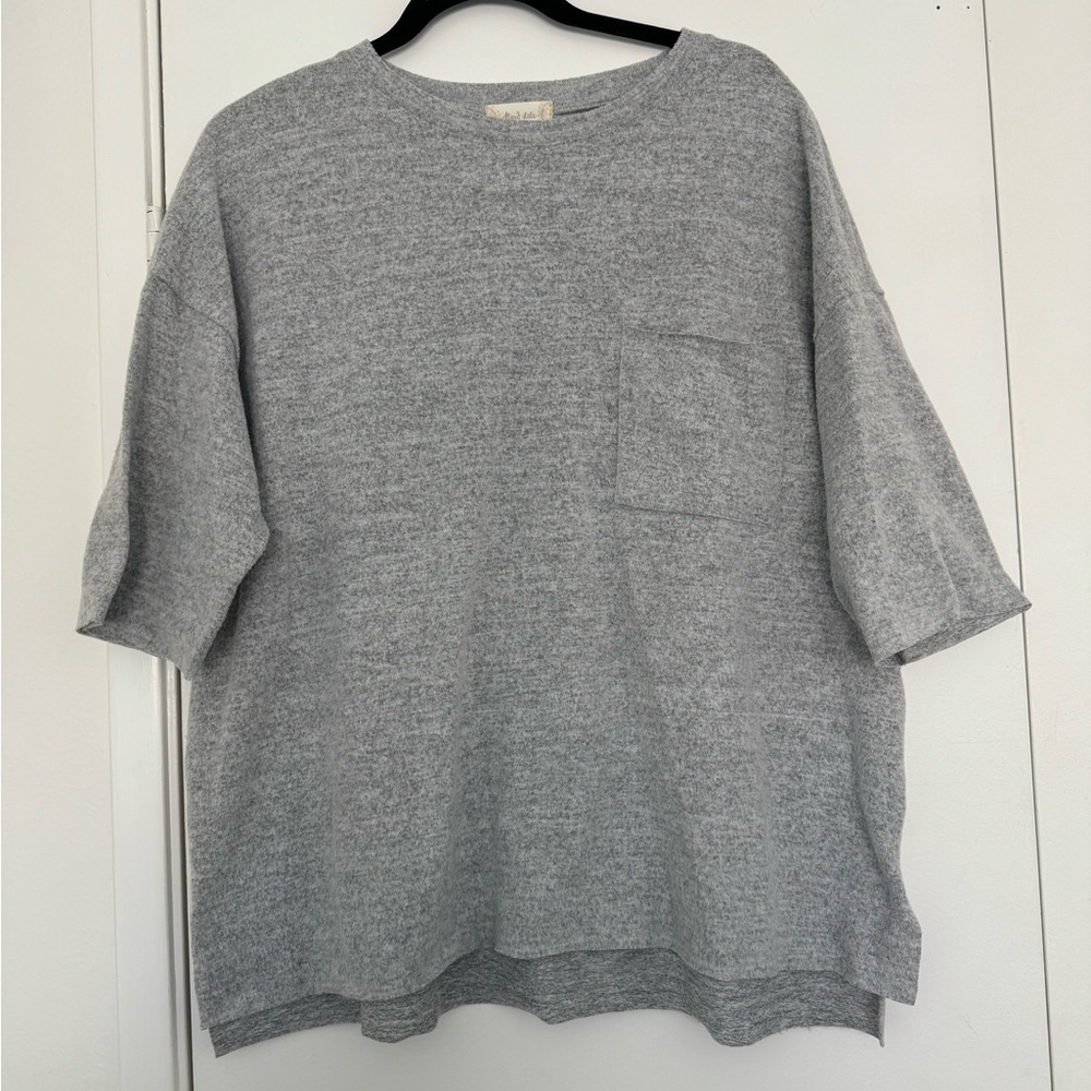 Altar’d state grey fleece T-shirt with pocket size medium - Picture 5 of 9